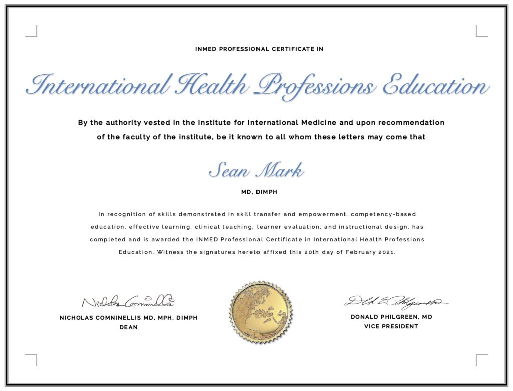 international-health-professions-education-certificate-full | INMED